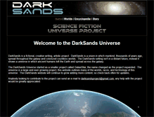 Tablet Screenshot of darksands.com